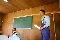 「昔の稲作は８８の仕事があった」という柴田さんの話から田舎暮らし準備校は始まりました